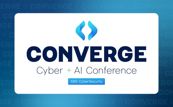 Graphic reading Converge Cyber + AI Conference.