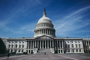 The US Capitol Building.