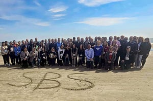 SBS team members on the beach